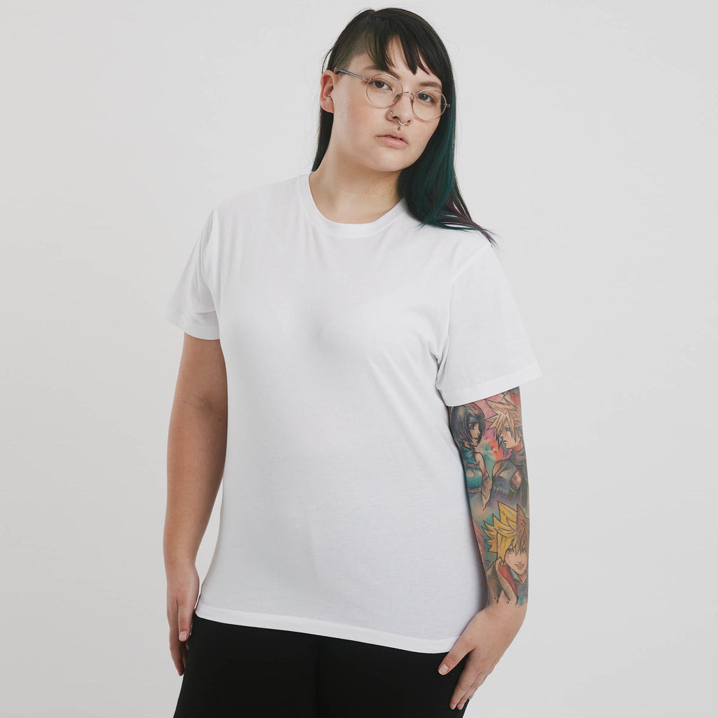 The Comfy T-Shirt-Womens. No tags, no lables. The Shapes United.