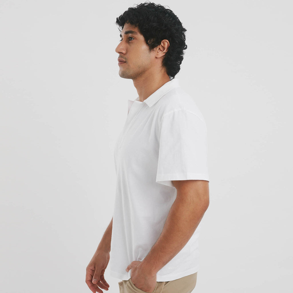 The Comfy Polo Shirt-Mens. No tags, no lables. The Shapes United.