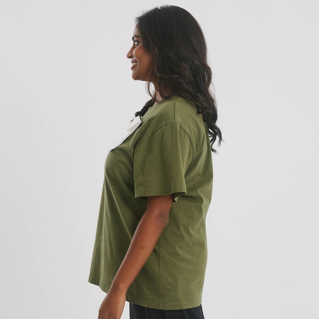 The Side Fastening T-Shirt T-shirt - The Shapes United