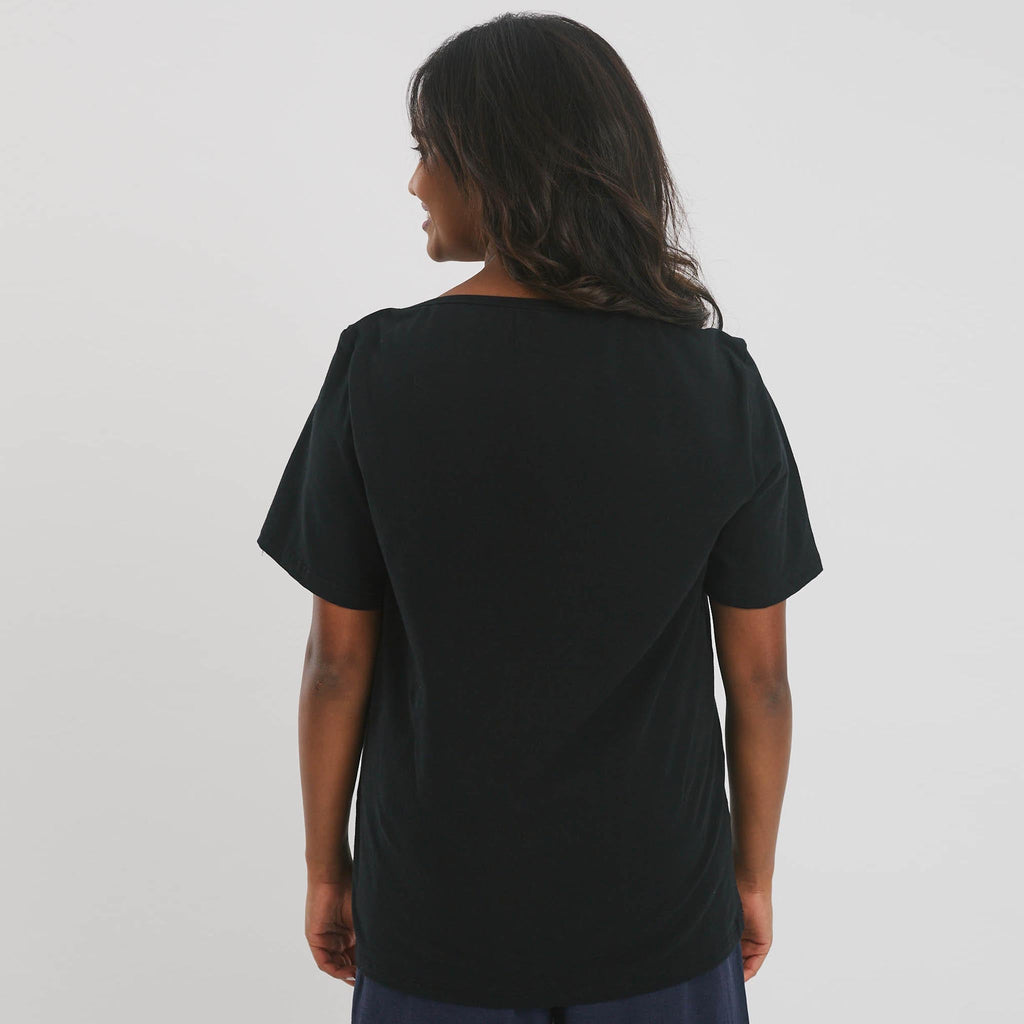 The Boat Neck Short Sleeve Top Shirts & Tops - The Shapes United