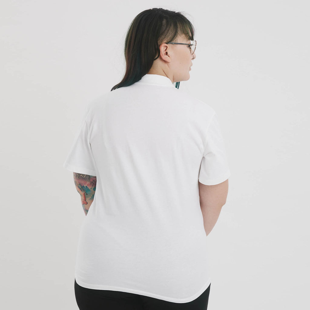 The Comfy Polo Shirt-Womens. No tags, no lables. The Shapes United.