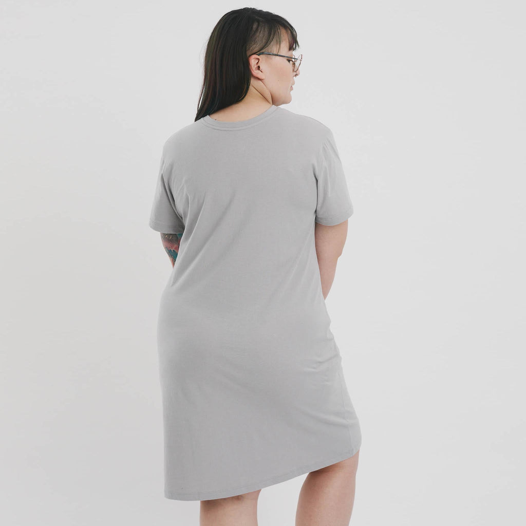 Women's sensory comfy T-shirt Dress - tagless - The Shapes United