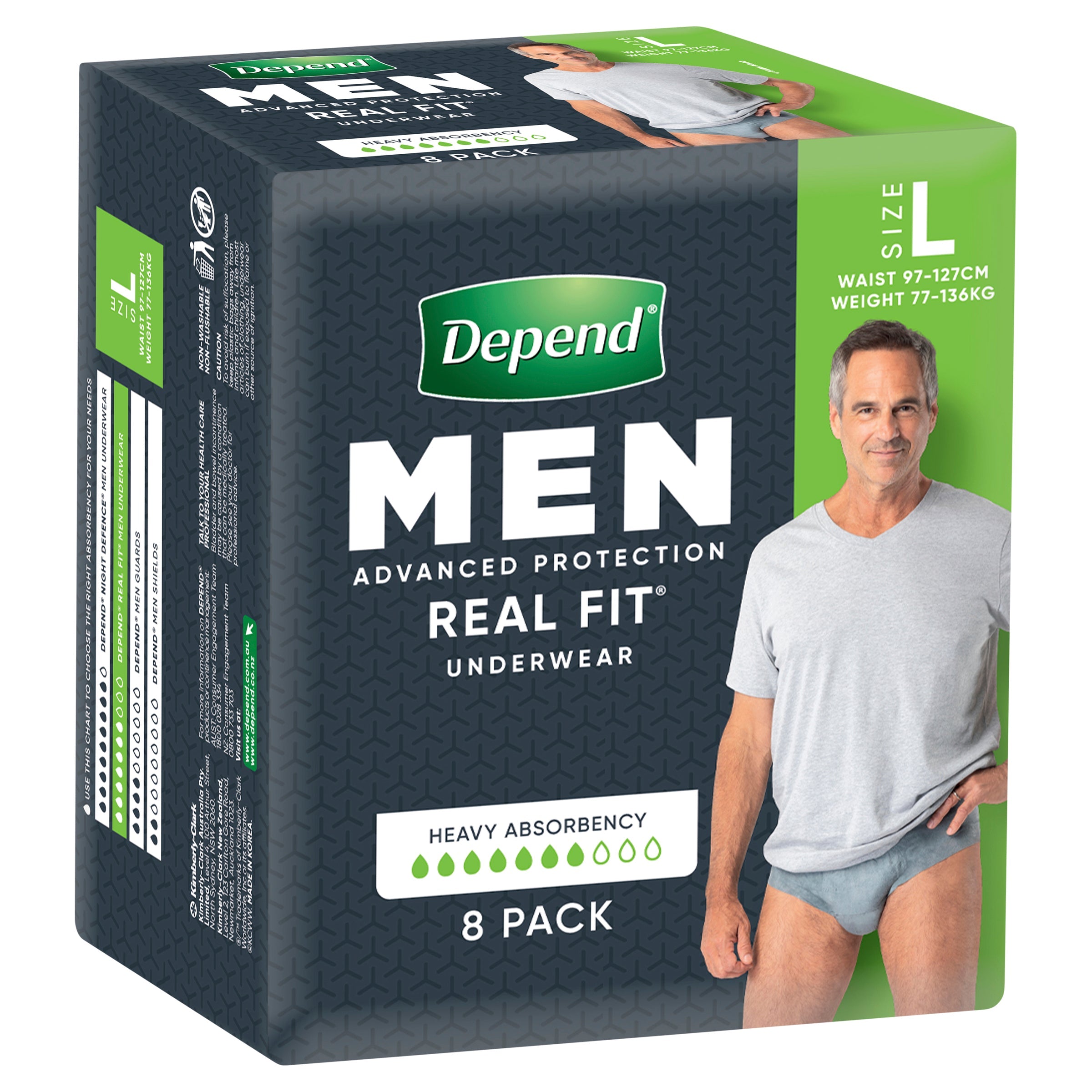 Depend Real Fit Men's Underwear