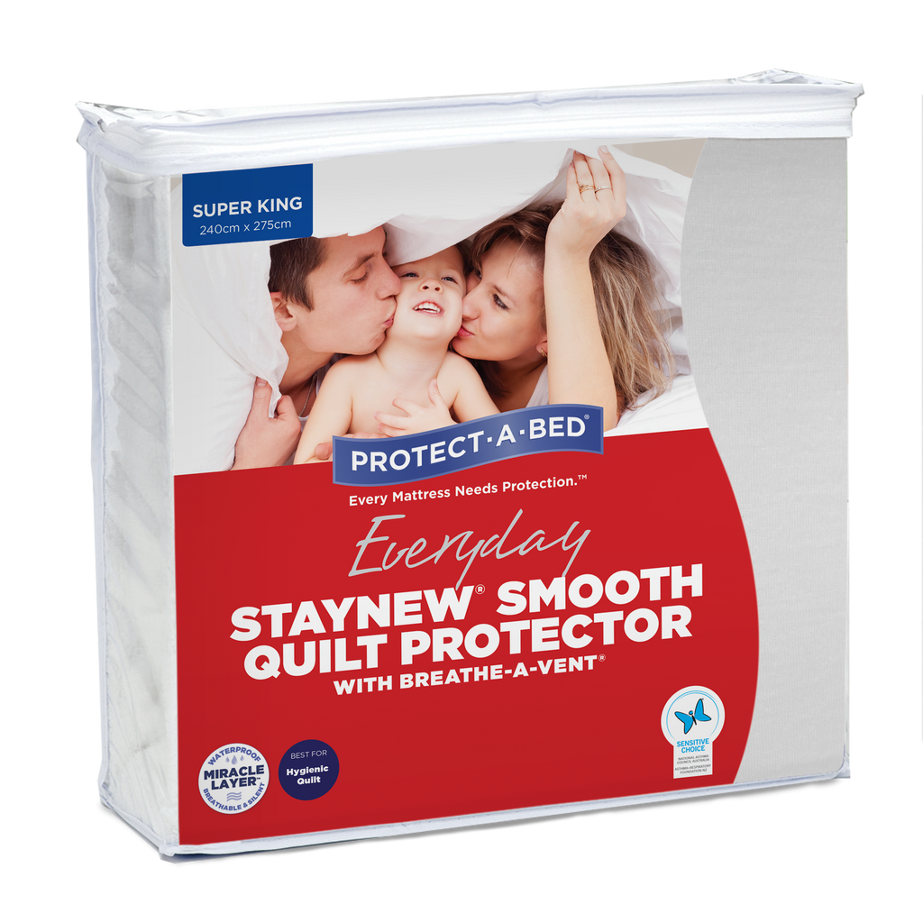 Protect-A-Bed® Satin Smooth (Dynatex) Everyday Staynew Waterproof Quilt Protectors