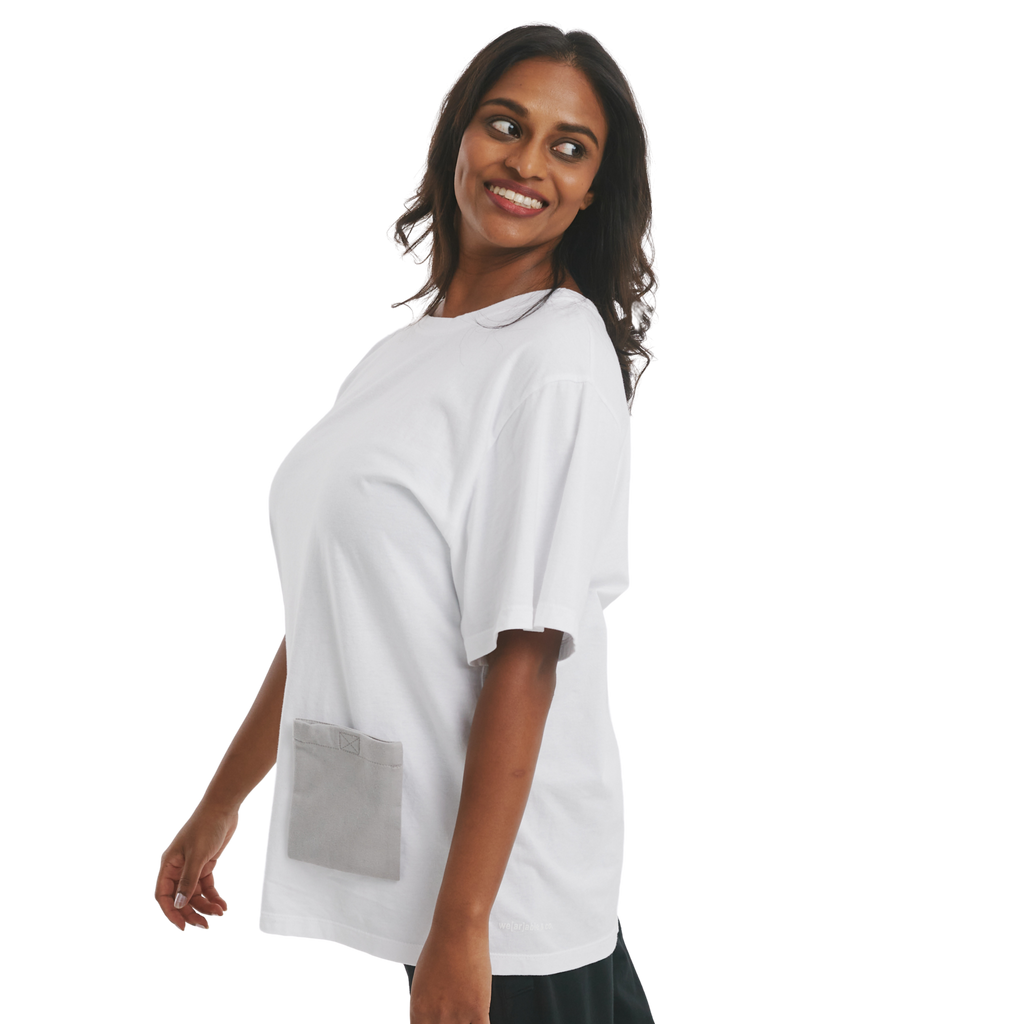 The Side Fastening T-Shirt - Womens - The Shapes United