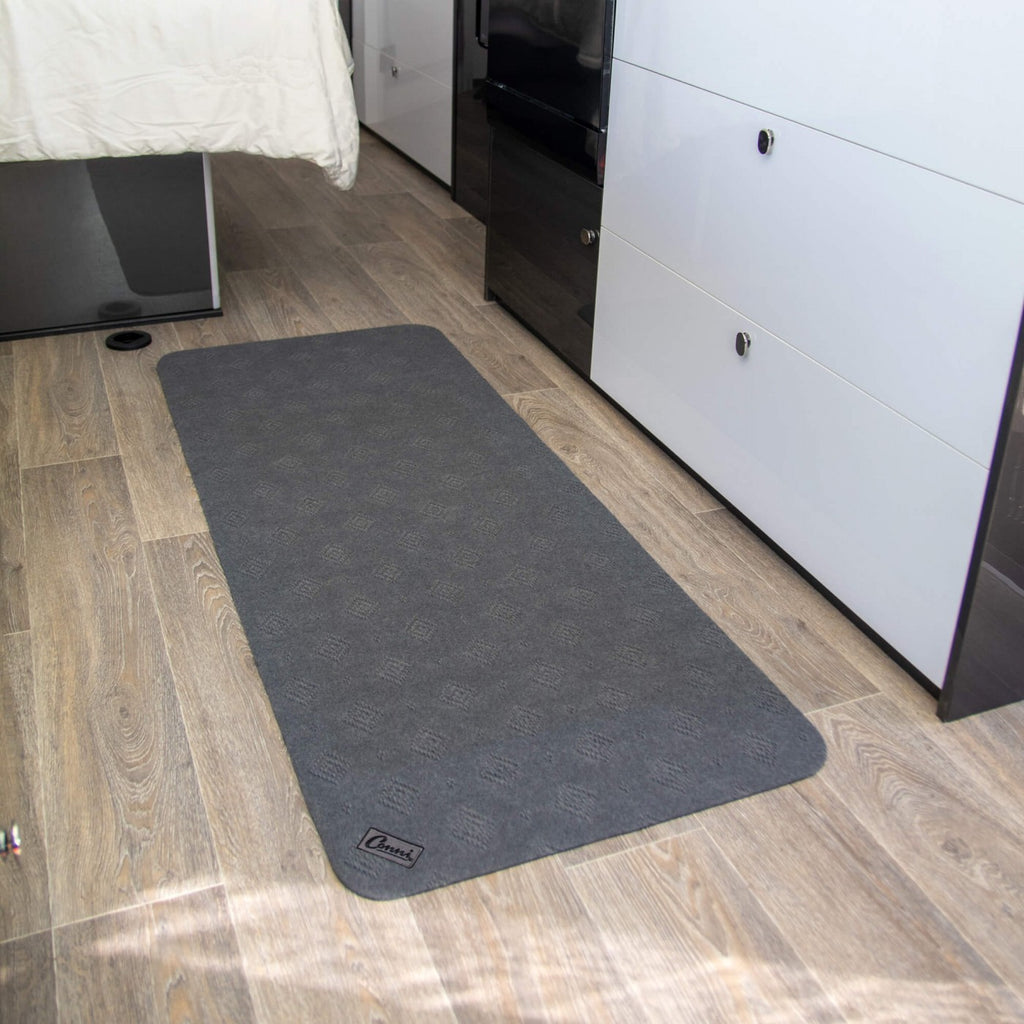 Conni Anti-Slip Floor Mat - Long Runner - Grey