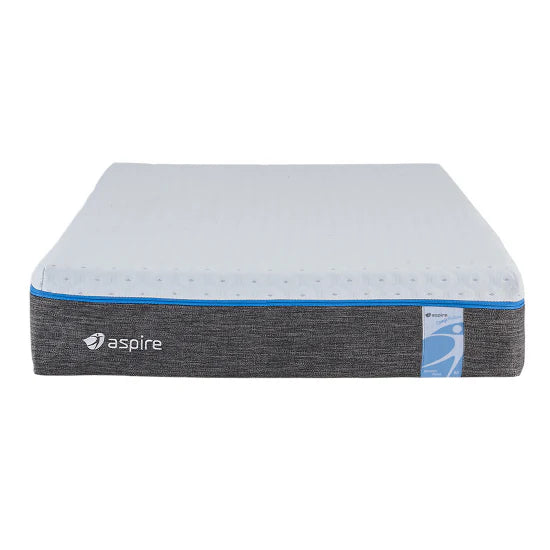 ASPIRE ComfiMotion Memory Foam Mattress - Portobello Grey (sides) - Long Double