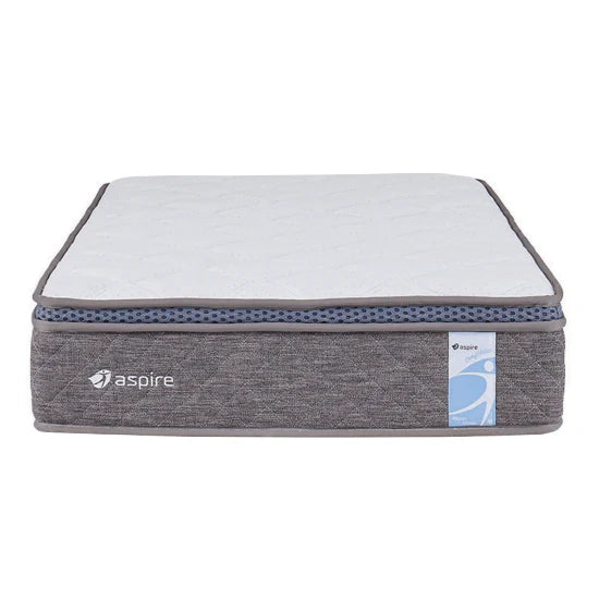 ASPIRE ComfiMotion Pocket Spring Mattress - Portobello Grey (sides) - Long Single