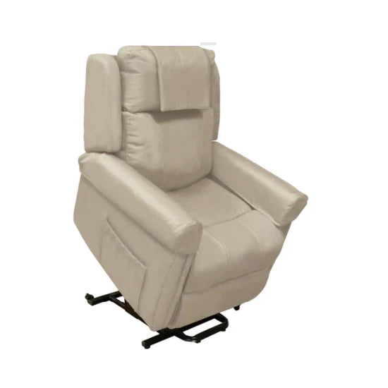 Aspire - Raphael Quattro Powerlift Recline Chair - Large - Nordic Stone Vinyl