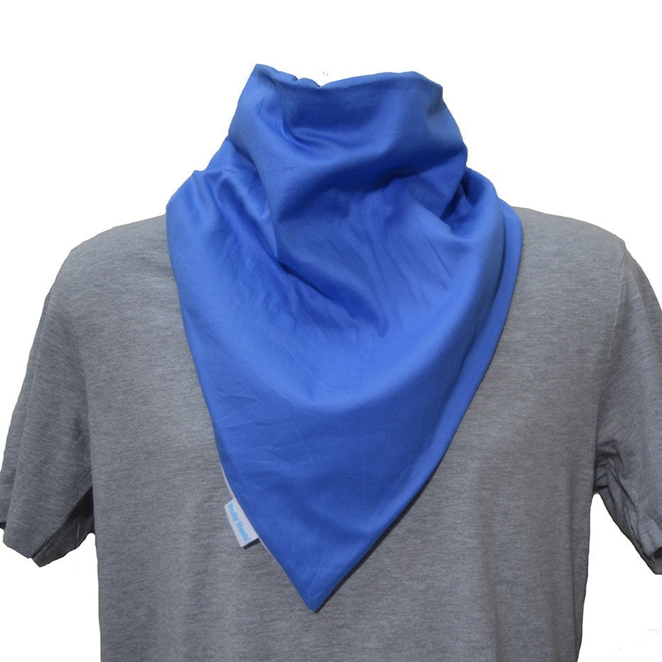 waterproof bandana blue adult extra large