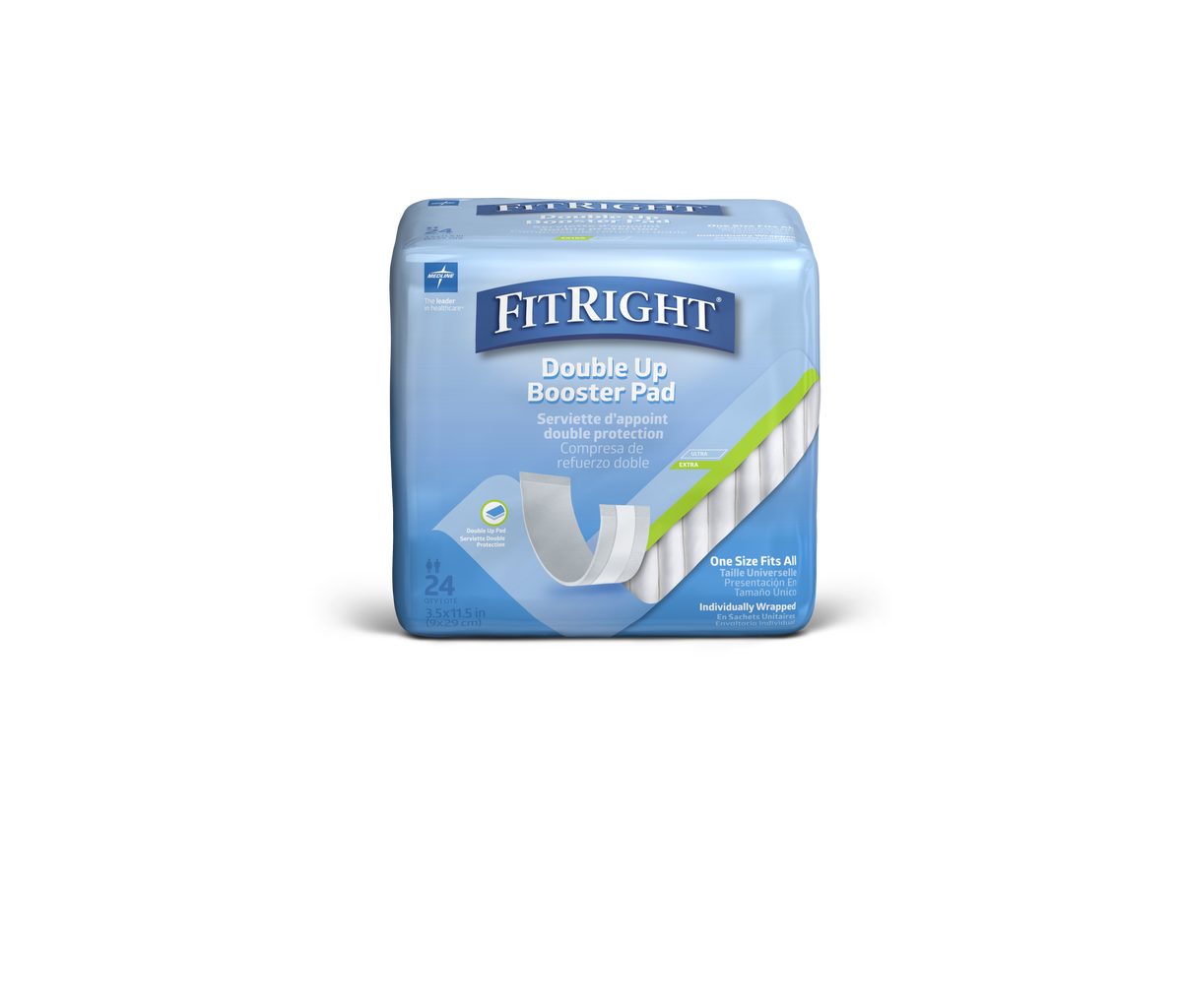 Medline Fitright Double up Booster Pad