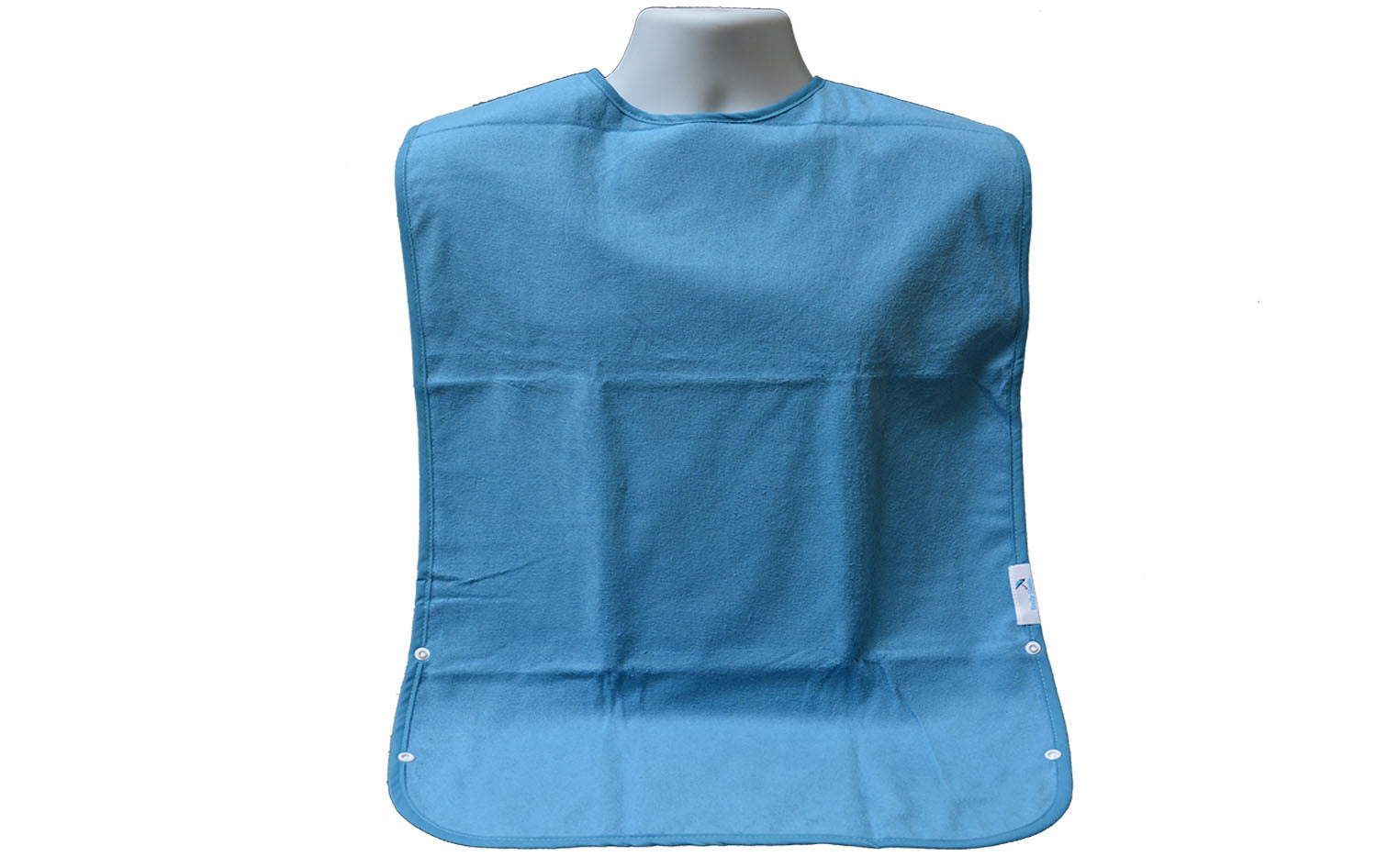 Washable Tray Feeding Bib for Adults on model