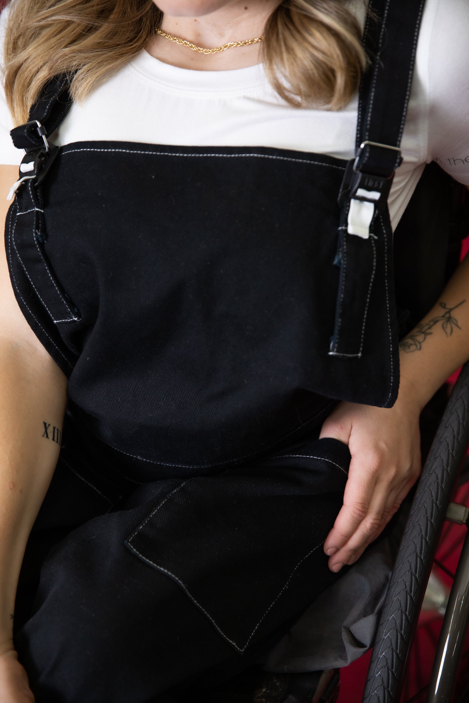 Jam the Label Magnetic Buckle Overalls