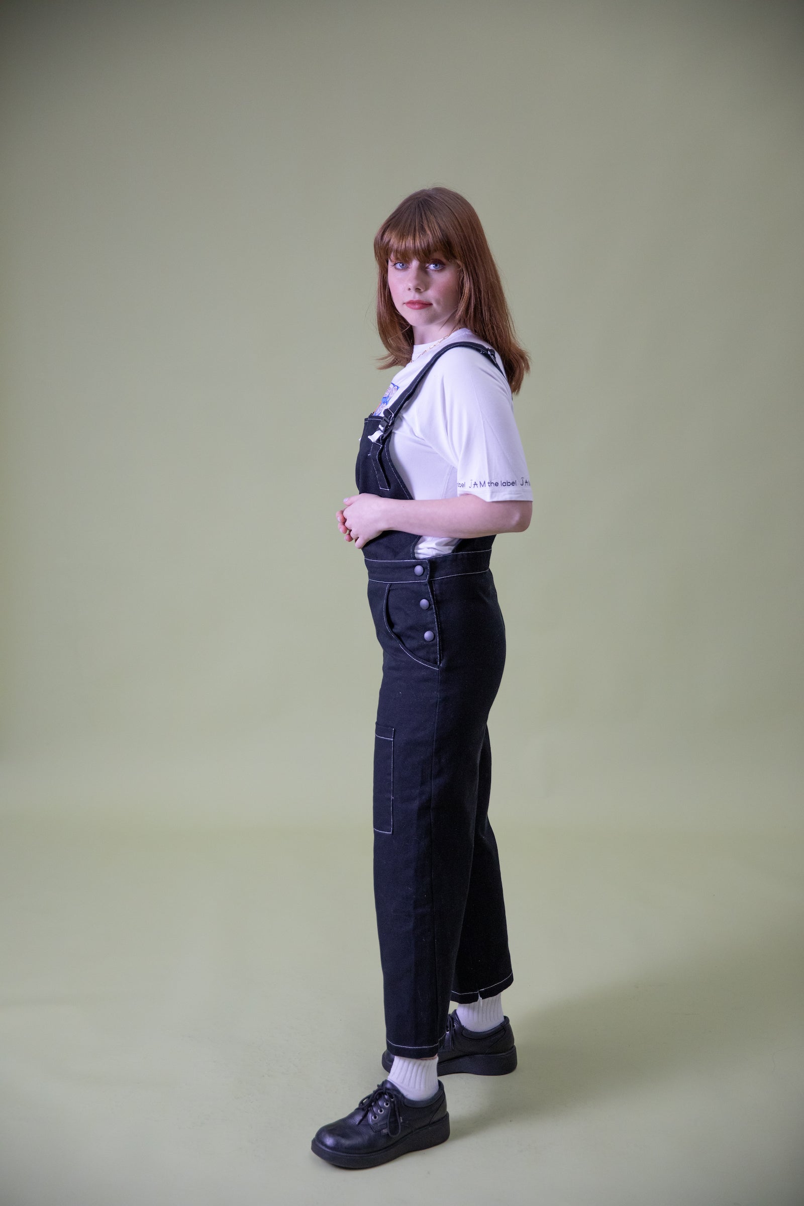 Jam the Label Magnetic Buckle Overalls